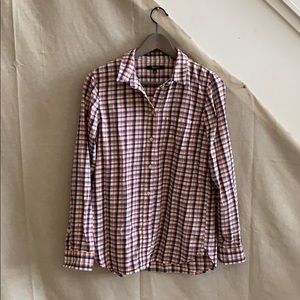 Madewell plaid flannel long sleeve shirt